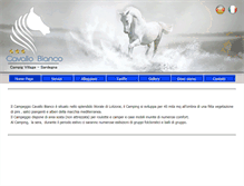 Tablet Screenshot of campeggiocavallobianco.com